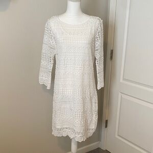 White Lace Dress Skye’s the Limit